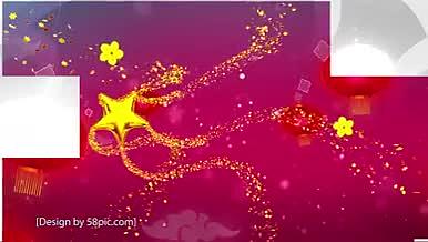 AE欢乐喜庆元宵节红灯笼粒子飘浮演绎节日视频的预览图